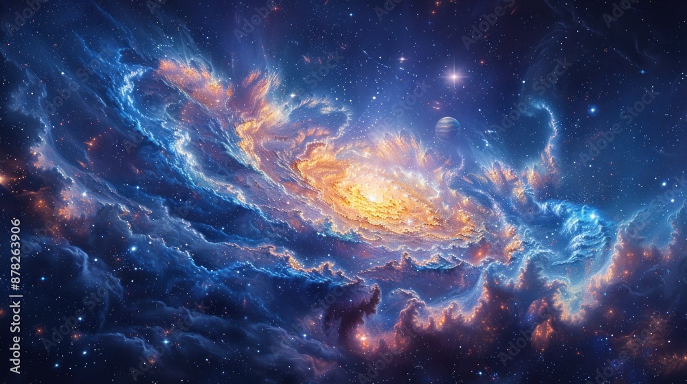 Fototapeta premium Cosmic Nebula