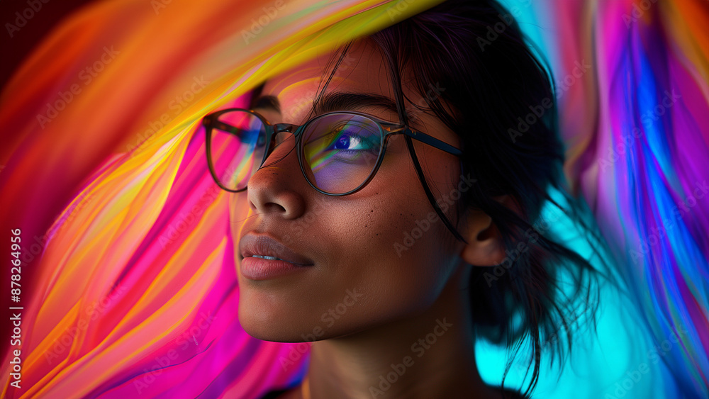 Information flows harmoniously through the cloud network between people. Information flows harmoniously through the cloud network between people.