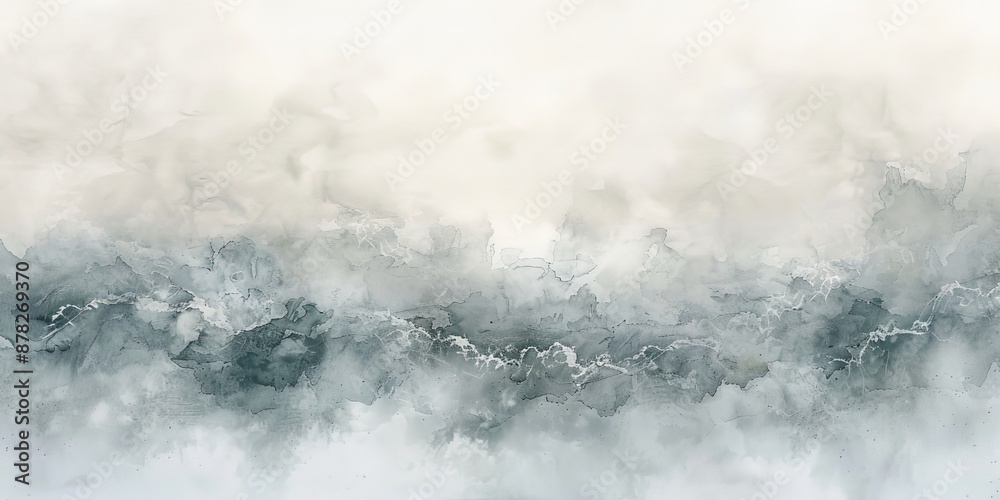 Fototapeta premium Abstract Watercolor Cloudscape