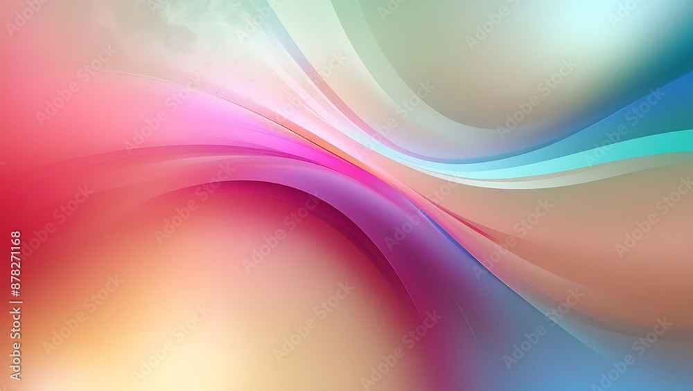 Harmonious Color Gradient Background with Soft Textures