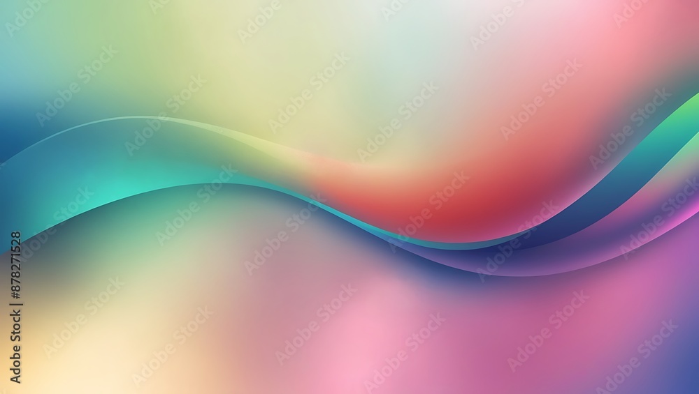 Harmonious Color Gradient Background with Soft Textures