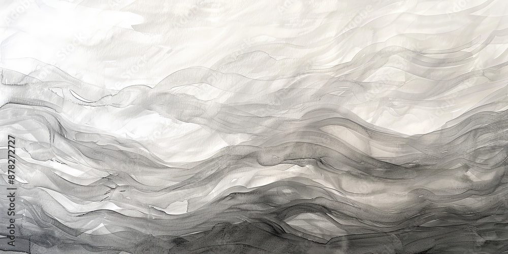Abstract Mountainous Landscape Abstract Mountainous Landscape