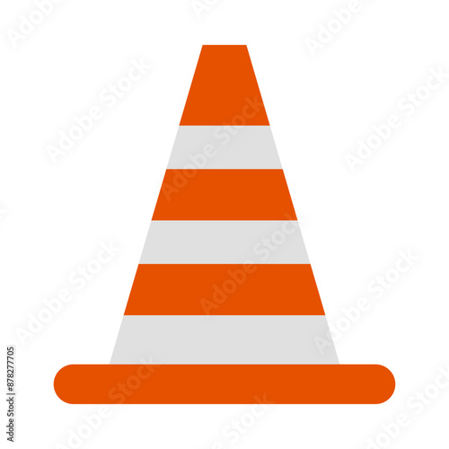Cone flat icon