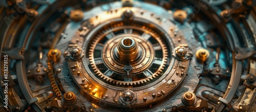 Wallpaper Mural Intricate Steampunk Mechanism Torontodigital.ca