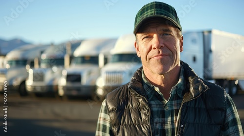 The truck driver portrait © Rstock