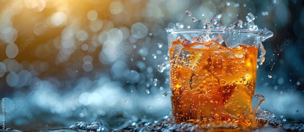 Refreshing Drink Splash Refreshing Drink Splash