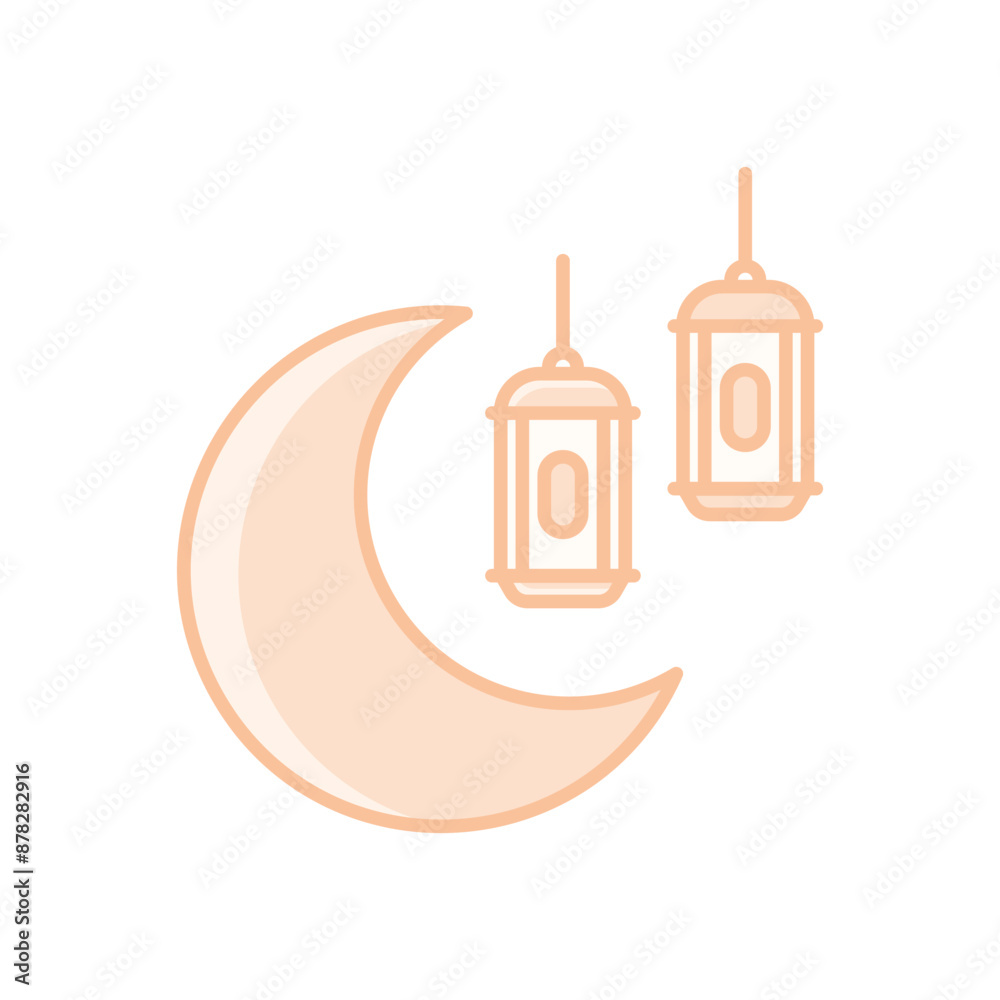 Blessings of Ramadan vector icon Blessings of Ramadan vector icon