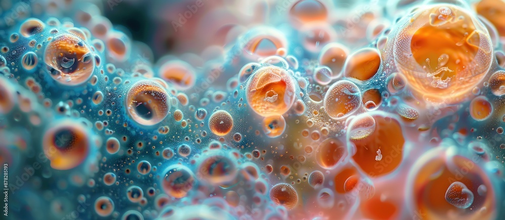 Abstract Macro Photography of Water and Oil Abstract Macro Photography of Water and Oil