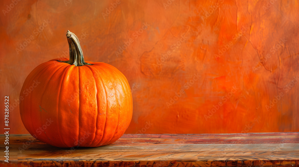 pumpkin on painted background pumpkin on painted background