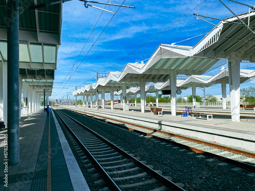 Train station. 