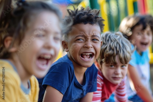 Joyful Children Playing Together
