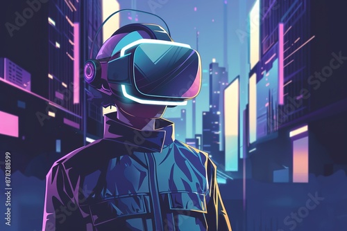 Virtual Reality Cityscape