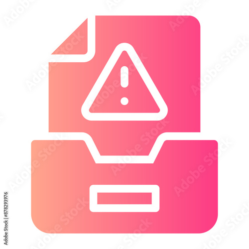 documentary gradient icon