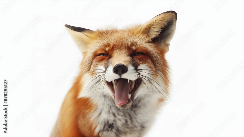 red fox isolated red fox isolated