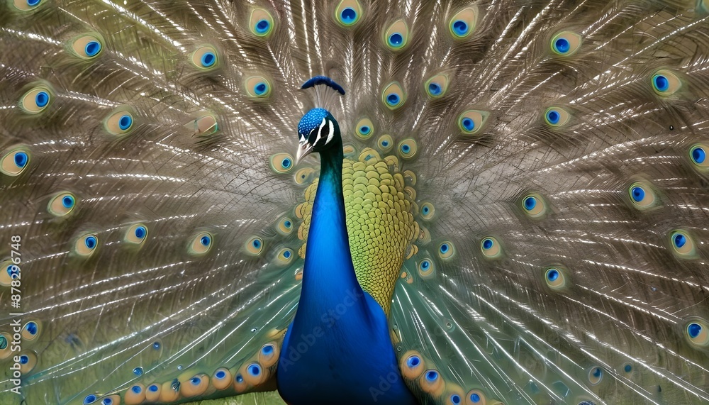 Obraz premium A beautiful peacock