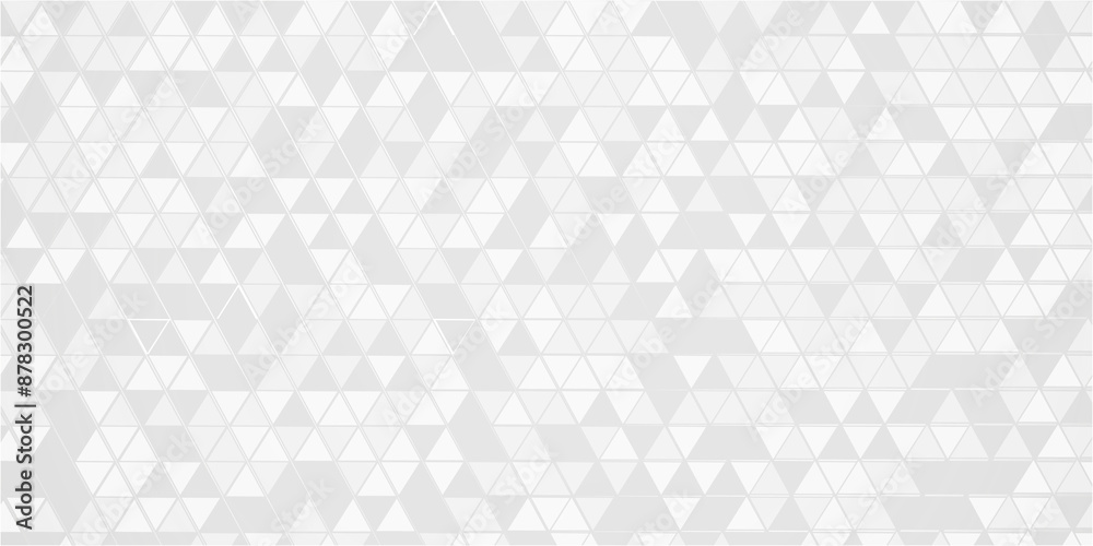 Abstract digital grid light pattern white Polygon Mosaic triangle Background, business and corporate background. geometric seamless technology gray and white triangle element light background. Abstract digital grid light pattern white Polygon Mosaic triangle Background, business and corporate background. geometric seamless technology gray and white triangle element light background.