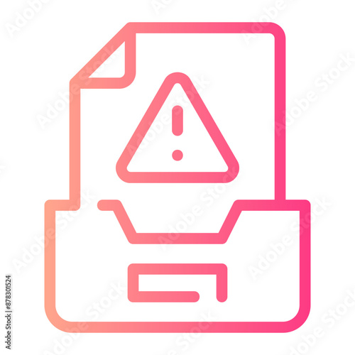 documentary gradient icon