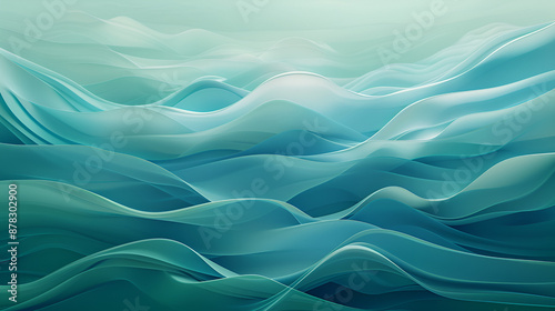 abstract background with waves