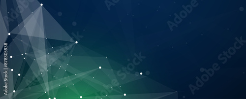 Neural network concept. Connected cells with links. High technology process. Abstract futuristic background. Vector art.