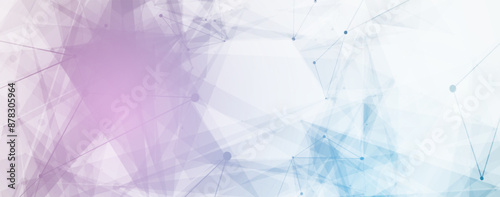 Neural network concept. Connected cells with links. High technology process. Abstract futuristic background. Vector art.