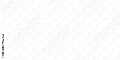 Wafer 3D seamless pattern white colors illustration. Ice cream cone texture on white background. Waffle graphic pattern.