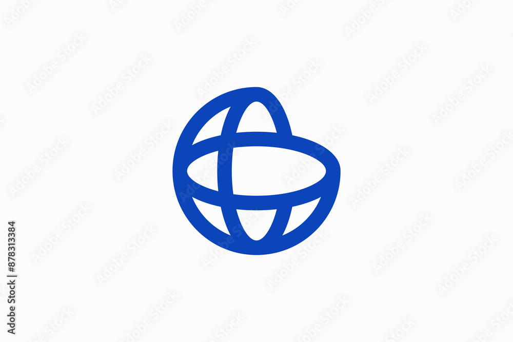 Globe Vector Logo Premium Globe Vector Logo Premium