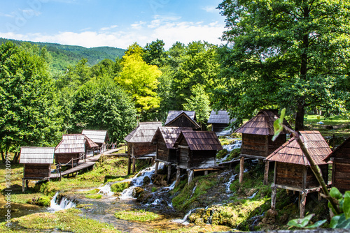 Mlincici-Wassermühlen - Park Plivsko jezero in Bosnien-Herzegowina