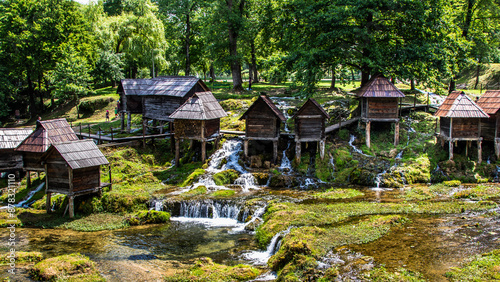 Mlincici-Wassermühlen - Park Plivsko jezero in Bosnien-Herzegowina