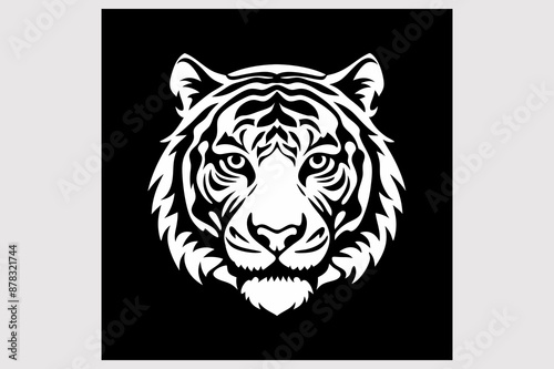 tiger head vector