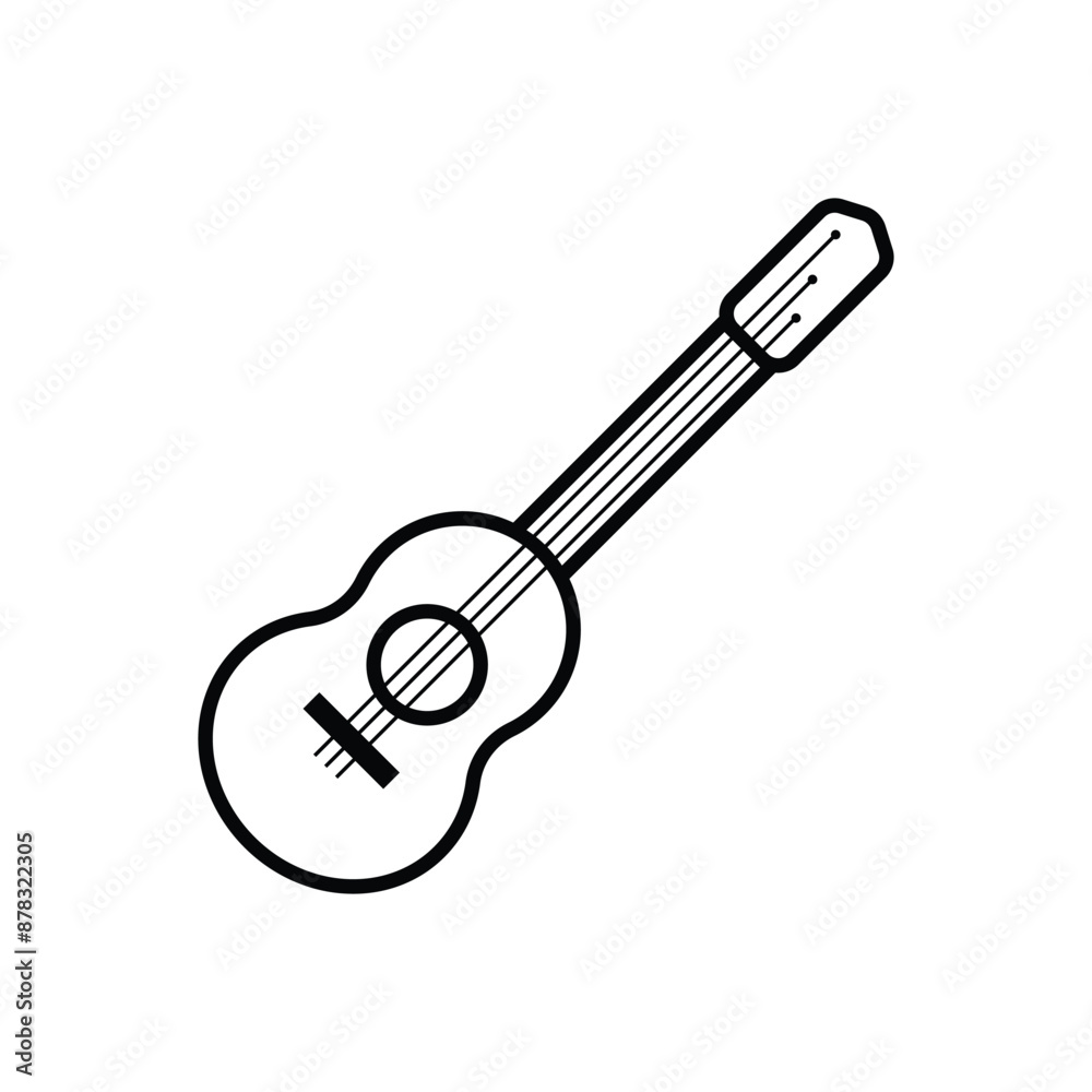 Guitar symbol icon vector Guitar symbol icon vector