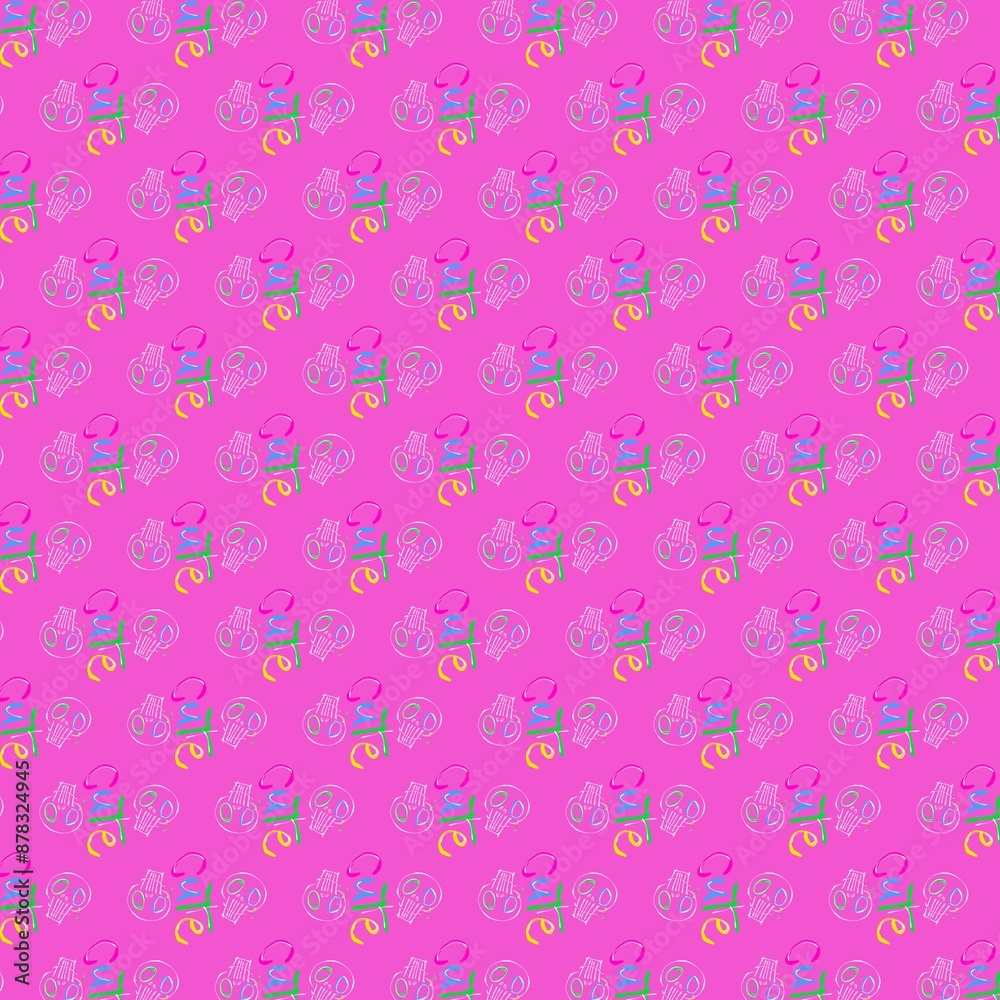 CUTE skull fondo (rosa). CUTE skull fondo (rosa).