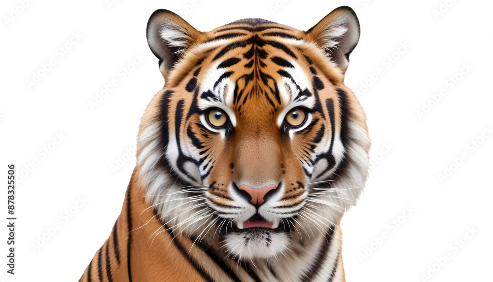 Obraz premium Wild tiger cut out