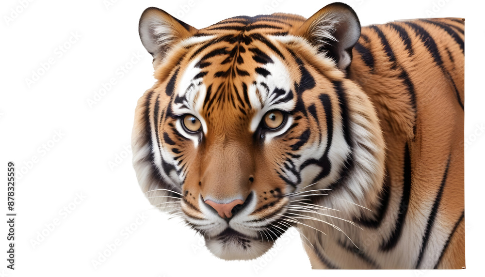 Obraz premium Wild tiger cut out