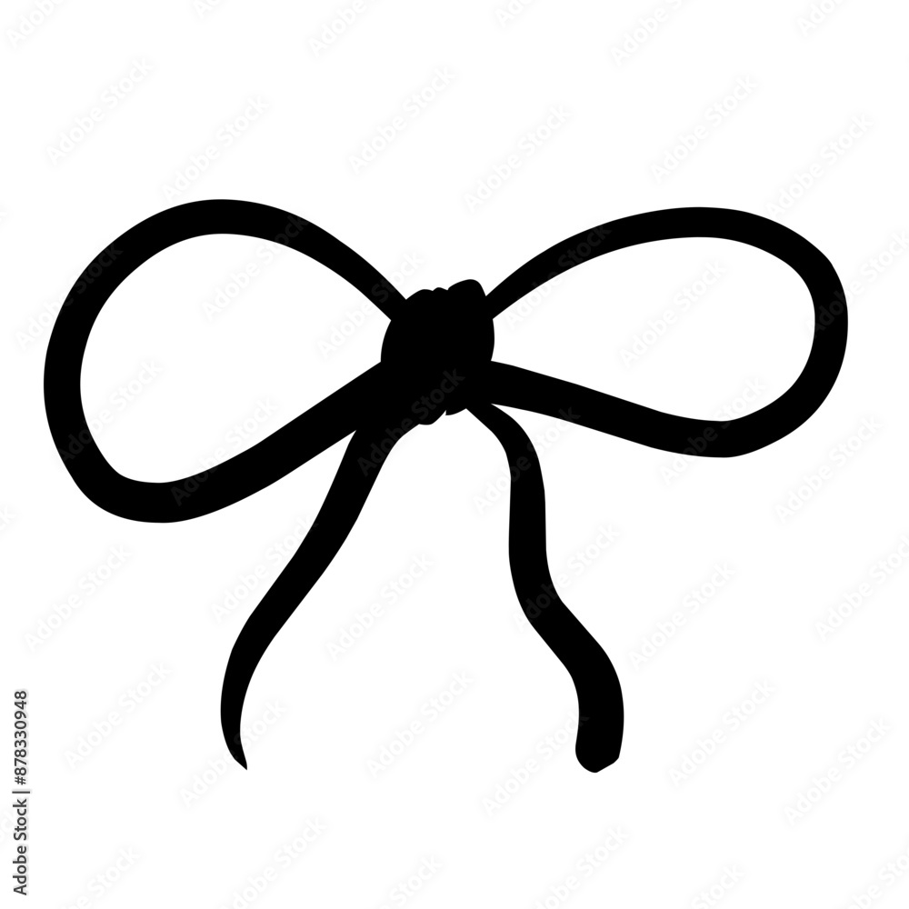 Ribbon bow icon. Gift, present design elements. Holiday decoration concept. Vector illustration. Ribbon bow icon. Gift, present design elements. Holiday decoration concept. Vector illustration.