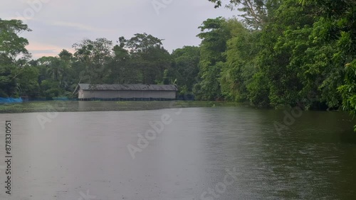 Wallpaper Mural In the afternoon, there is a breeze across the lake, and the rain is light Torontodigital.ca