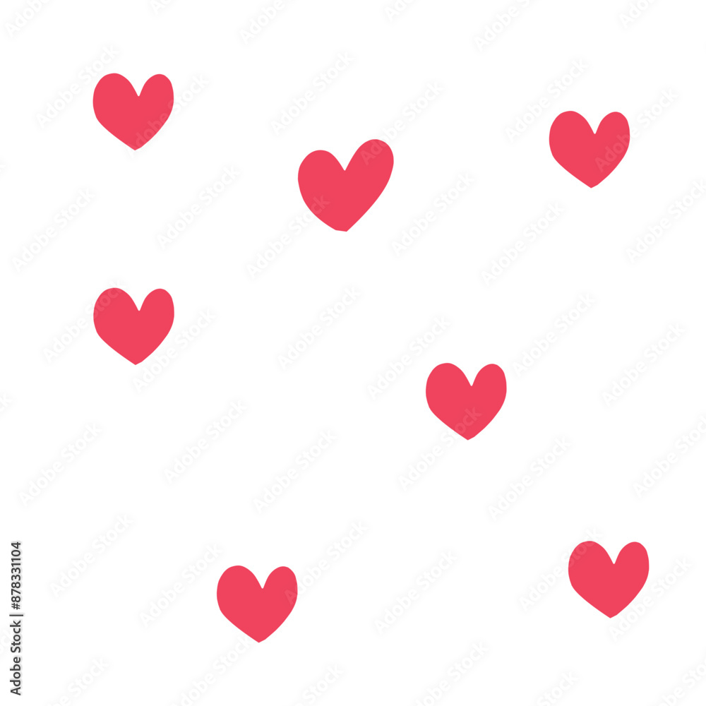 Hearts seamless pattern. Loop texture background of heart icons. Romance and love design. Hearts seamless pattern. Loop texture background of heart icons. Romance and love design.