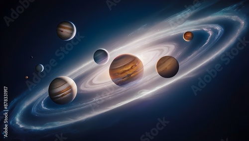 The Solar System. photo