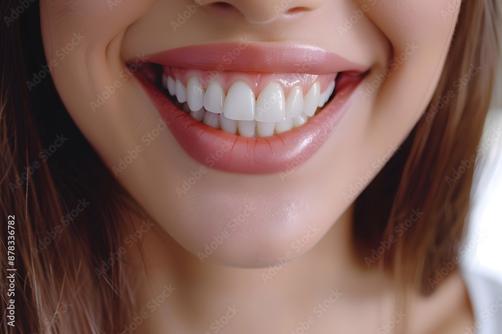 Close-Up of a Bright, Healthy Smile Close-Up of a Bright, Healthy Smile