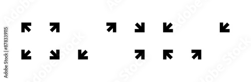 Scaling icons. Linear style. Vector icons. Free Download Scaling icons. Linear style. Vector icons. - GFXLoad