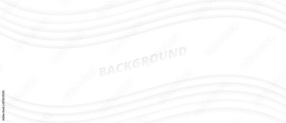 Waves Background. Flat style. Vector icons.