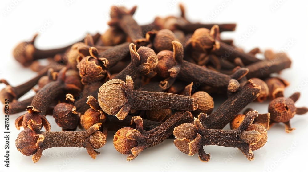 Dried cloves spice isolated on white background Dried cloves spice isolated on white background