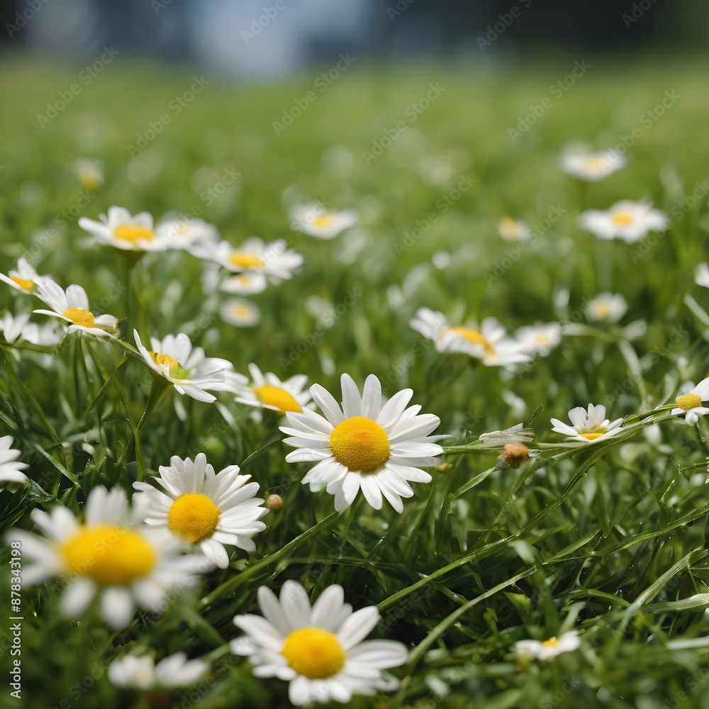 Fototapeta premium Daisy Chain in the Grass