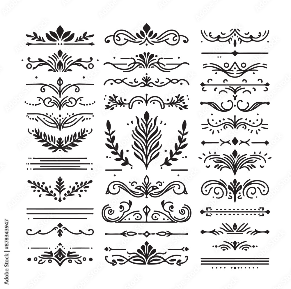 set of borders and Corners vector illustration set of borders and Corners vector illustration