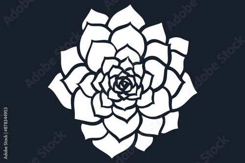 Cricut Succulent Vector cut file