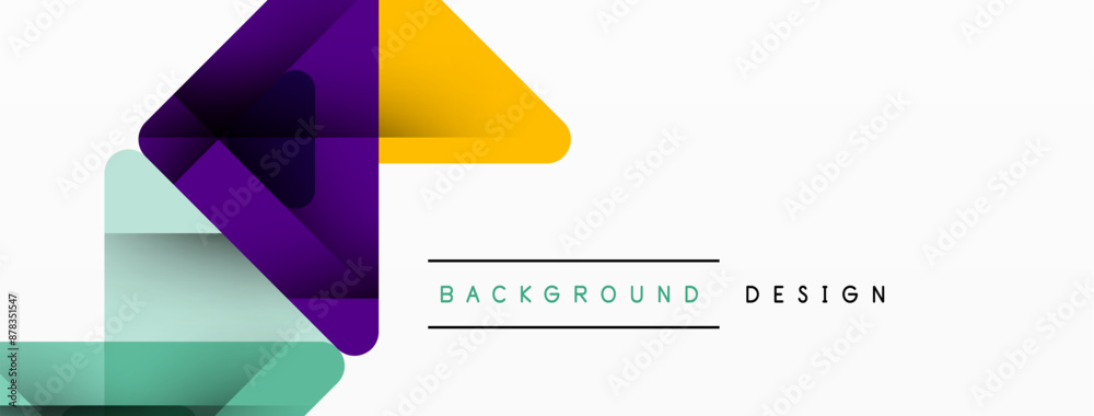Business triangle and squares vector abstract background. Vector Illustration For Wallpaper, Banner, Background, Card, Book Illustration, landing page