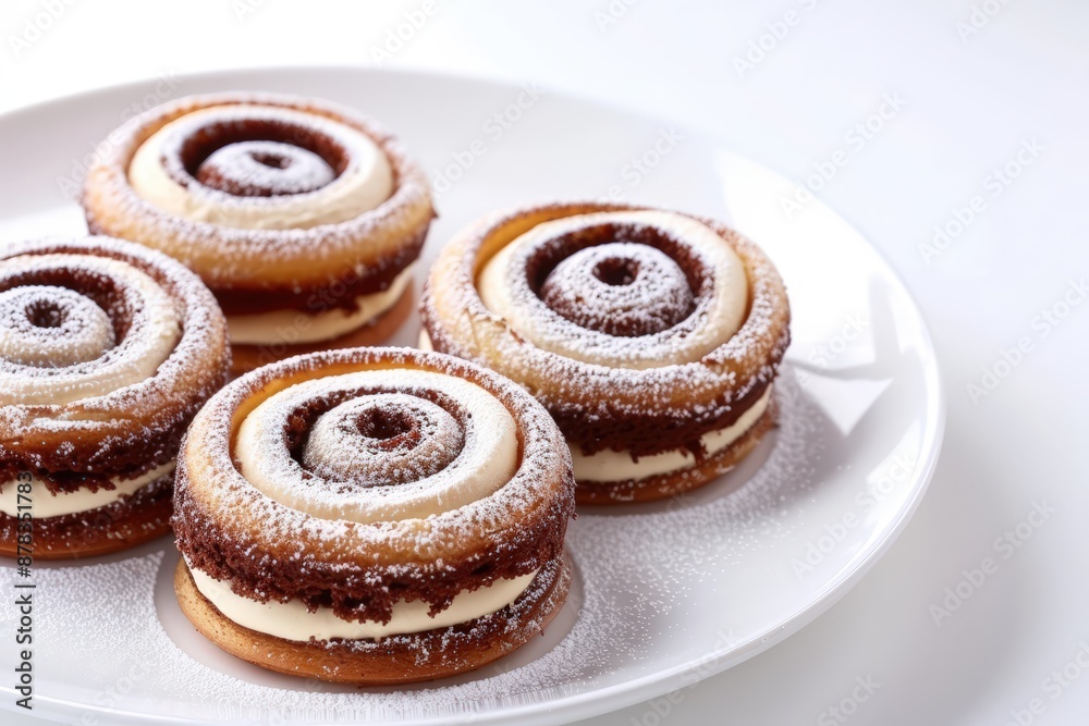 Extravagant Chocolate and Vanilla Cream Swirls Extravagant Chocolate and Vanilla Cream Swirls