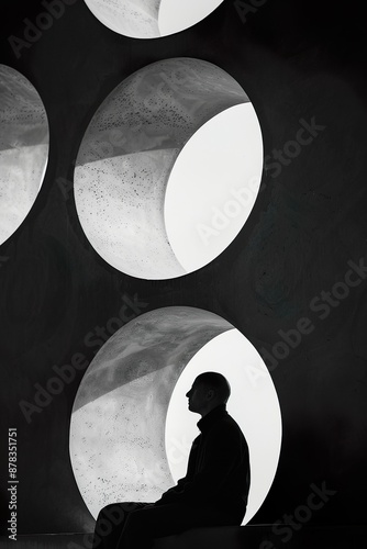 Contemplation and Concrete: A Silhouette in Modern Architecture