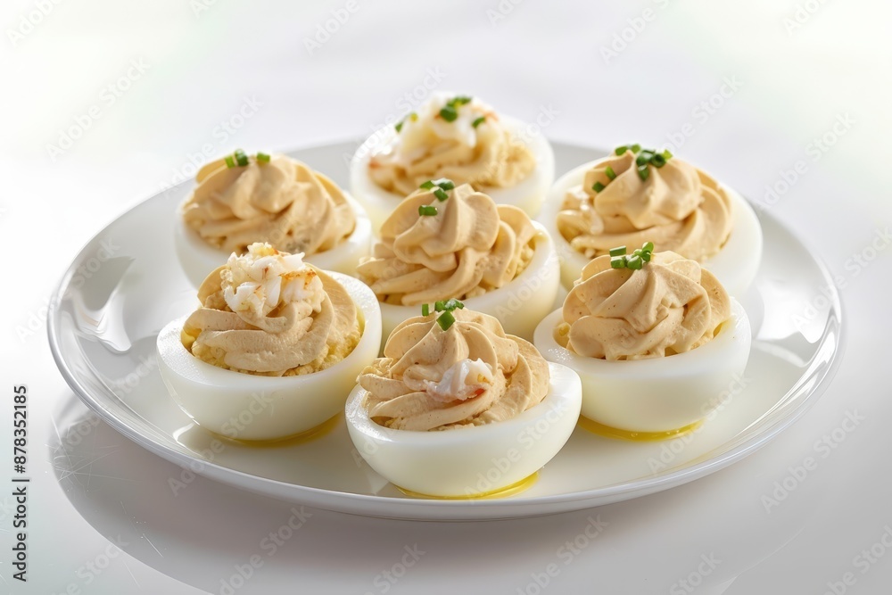Sumptuous Crab and Mascarpone Stuffed Egg Halves