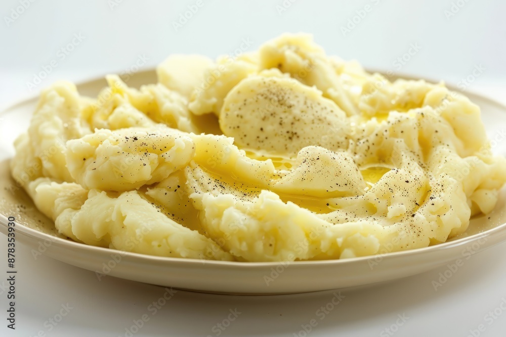 Elevated Mashed Potatoes with Creamy Milk and a Dollop of Black Pepper Elevated Mashed Potatoes with Creamy Milk and a Dollop of Black Pepper
