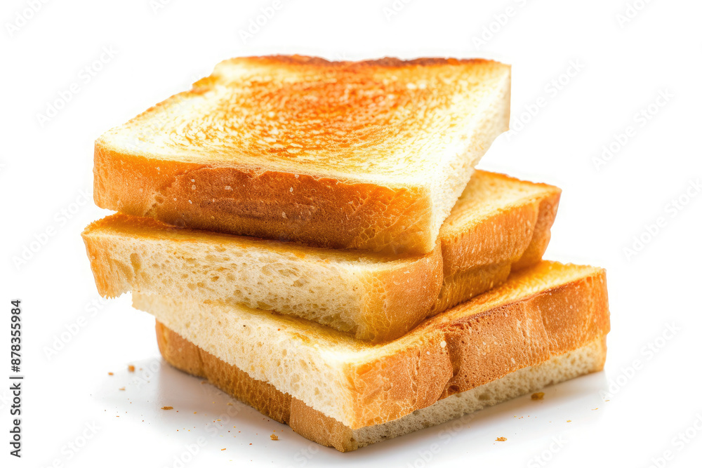 sliced toast bread isolated on white background, clipping path sliced toast bread isolated on white background, clipping path